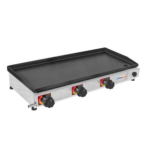 Chapeira Chapa A Gás Semiprofissional de Lanches porção 70x30 SEM Prensa MAX PREMIUM Baixa Pressão