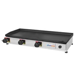 Chapeira Chapa A Gás Semiprofissional de Lanches porção 70x30 SEM Prensa MAX PREMIUM Baixa Pressão - 3