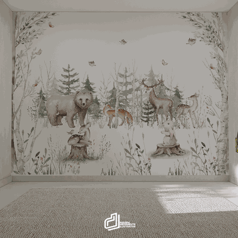 Painel Safari Aquarela-md09