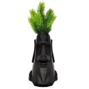 Ver imagem 6 de Vaso Estátua Moai Preto Escultura 20 cm Ilha da Páscoa Decoração 3D