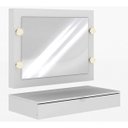 Ver imagem 2 de Penteadeira Camarim Suspensa PE2004/2006 Branco Tecno Mobili