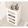 Kit 02 Carrinhos Organizador de Maquiagem PE2009 Branco Tecno Mobili - 2
