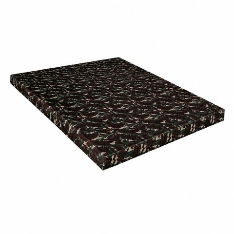Colchão Colchonete Camuflado Casal Camping 138x188x6 D20 - Militar