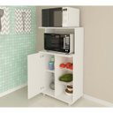 Ver imagem 2 de Balcão para Forno e Micro-ondas com Fruteira Bf3207 Branco Tecno Mobili
