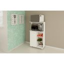 Ver imagem 4 de Balcão para Forno e Micro-ondas com Fruteira Bf3207 Branco Tecno Mobili