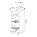 Ver imagem 2 de Balcão Fruteira para Cozinha Bf3206 Branco Tecno Mobili