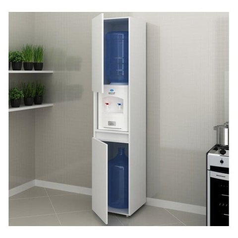 Armário para Bebedouro 2 Portas Bl3312 Branco Tecno Mobili