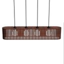 Ver imagem 2 de Luminária Pendente Centauro Modelo Ripado -:marrom