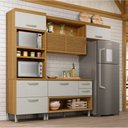 Ver imagem 1 de Cozinha 3 Peças Ripado Torre Quente Princesa 100% Mdf Nesher