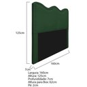 Ver imagem 5 de Cabeceira Queen Bari P02 160 cm Para Cama BoxVerde