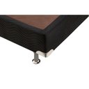 Ver imagem 3 de Cama Box Base Universal Solteiro Americana Suede Nero Black (88x188x23) - Ortobom