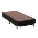 Ver imagem 1 de Cama Box Base Universal Solteiro Americana Suede Nero Black (88x188x23) - Ortobom