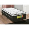 Cama Box Conjugado Solteiro Super Box Premium Auxiliar Espuma D28 1,88x0,88x0,52 Branco e Preto - 1