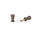 Ver imagem 1 de Kit C/ 6 Puxador Tulipa Ponto Puxadores de Gaveta Armario Colonial: Cobre Claro
