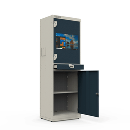 Rack de Computador Industrial para Qualidade Cinza Vulkan - Nk 1713 - 3