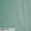 Ver imagem 4 de Poltrona Decorativa Sala Estar Recepção Escritório Luana Base Preta Veludo Acqua - Montanaris Decor