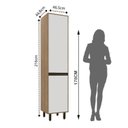 Ver imagem 6 de Cozinha Compacta 7 Peças 8 Portas 8 Gavetas Confort Branco/Cinamomo/Off-White