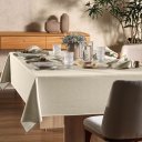 Ver imagem 4 de Toalha de Mesa Retangular 160x220cm Branca Caetano Karsten
