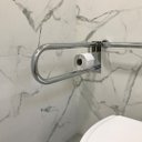 Ver imagem 1 de Barra de Apoio Para Sanitário Articulada Com Papeleira