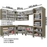 Cozinha Modulada 16 Pçs Duna Cristal 33 Henn Duna Cristal - 18