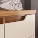 Ver imagem 5 de Gabinete de Banheiro 100cm com Cuba Ref 1000 Cewal - Itapuã/off White