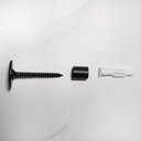 Ver imagem 5 de Pino Suporte para Espelho Adnet Pendurador de Casaco de Parede Aço Carbono 1,5cm Preto