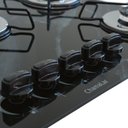Ver imagem 4 de Cooktop Gás 5 Bocas Ultra Chama 127/220 Marmorizado
