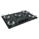 Ver imagem 2 de Cooktop Gás 5 Bocas Ultra Chama 127/220 Marmorizado
