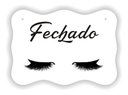 Ver imagem 2 de Placa Aberto Fechado Salão De Beleza Olhos Olho