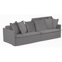 Ver imagem 7 de Sofá Modular Olinda 4 Lugares 2.30 MT com Molas Retrátil Reclinável Linho Corriente Sofatec