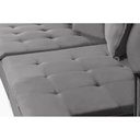 Ver imagem 5 de Sofá Modular Olinda 4 Lugares 2.30 MT com Molas Retrátil Reclinável Linho Corriente Sofatec