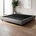 Ver imagem 2 de Cama Queen Base Box 160cm Cairo Facto Cinza Z37 - Mpozenato