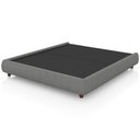 Ver imagem 1 de Cama Queen Base Box 160cm Cairo Facto Cinza Z37 - Mpozenato