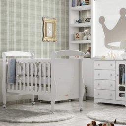 Berço Matic Smart Padrão Americano Branco Brilho - 2