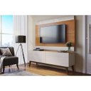 Ver imagem 2 de Rack com Painel Classic Imcal com 2 Gavetas 1.4 com LED Freijó com Off White