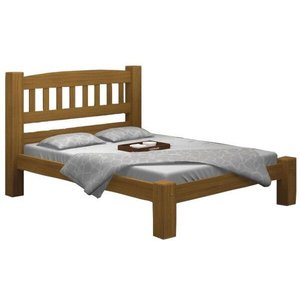 Cama Casal Onix Madeira Maciça Porto Madero Imbuia
