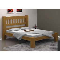 Cama Casal Onix Madeira Maciça Porto Madero Imbuia - 2