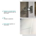 Ver imagem 5 de Armário Aéreo de Canto Milla Mdf 2 Portas Branco 80 Cm Carraro