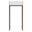 Ver imagem 6 de Porta-geladeira 103 Cm 1 Porta Basculante Rustic/branco Glamy Madesa