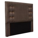 Ver imagem 1 de Cabeceira Casal 1,40m Genova Veludo - Pallazio - Marrom