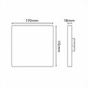Ver imagem 5 de Painel Plafon Led Infinity Sobrepor/semi Embutido 22w Luz Quente Quadrado St2876