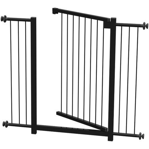 GRADE PORTÃO PET BEBÊ DIVISOR AMBIENTE 90 CM PRETO