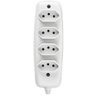 Tomada em Barra Quadrupula 2p 10a 250 Volts Branca - 26340 Ilumi Tomara Quadrupla 2p+t 10a 250v Bran - 1