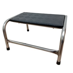 Escada Clínica 1 Degrau Aço Inox Medcombo