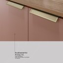 Ver imagem 5 de Armário de Cozinha Compacta 10 Portas 2 Gavetas Porto Rico - Amêndola Touch/marsala Prime Tx