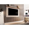 Painel Suspenso Flutuante Home Tv até 55 Polegadas Prateleira Superior Vivare New 1.36:off White/fre - 1