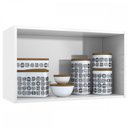 Ver imagem 2 de Armário Aéreo Cozinha em Aço Topázio 2 Portas Branco - Telasul