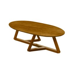 Conjunto de Mezanino Lateral com Mesa de Centro Turim Nature - 5