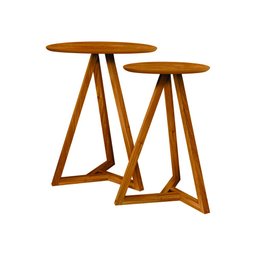 Conjunto de Mezanino Lateral com Mesa de Centro Turim Nature - 6