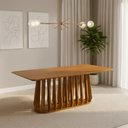 Ver imagem 2 de Mesa de Jantar Pitanga 210x100cm Madeira Tauari Tampo MDF e Laminado em Cinamomo